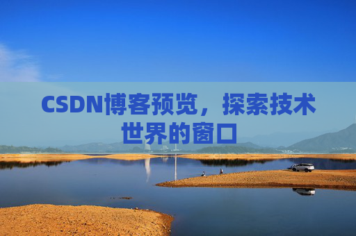 CSDN博客预览，探索技术世界的窗口